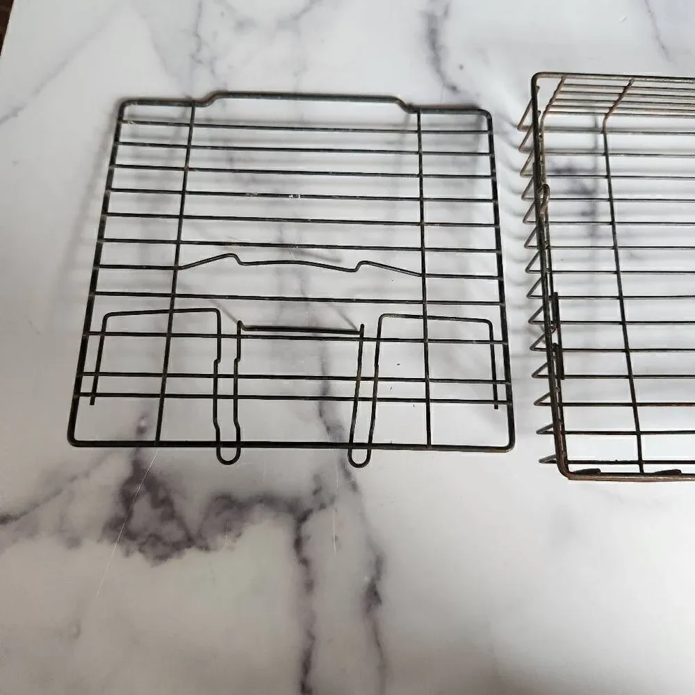 Metal cage vintage old square cooking smoker bbq accessories box I don't know